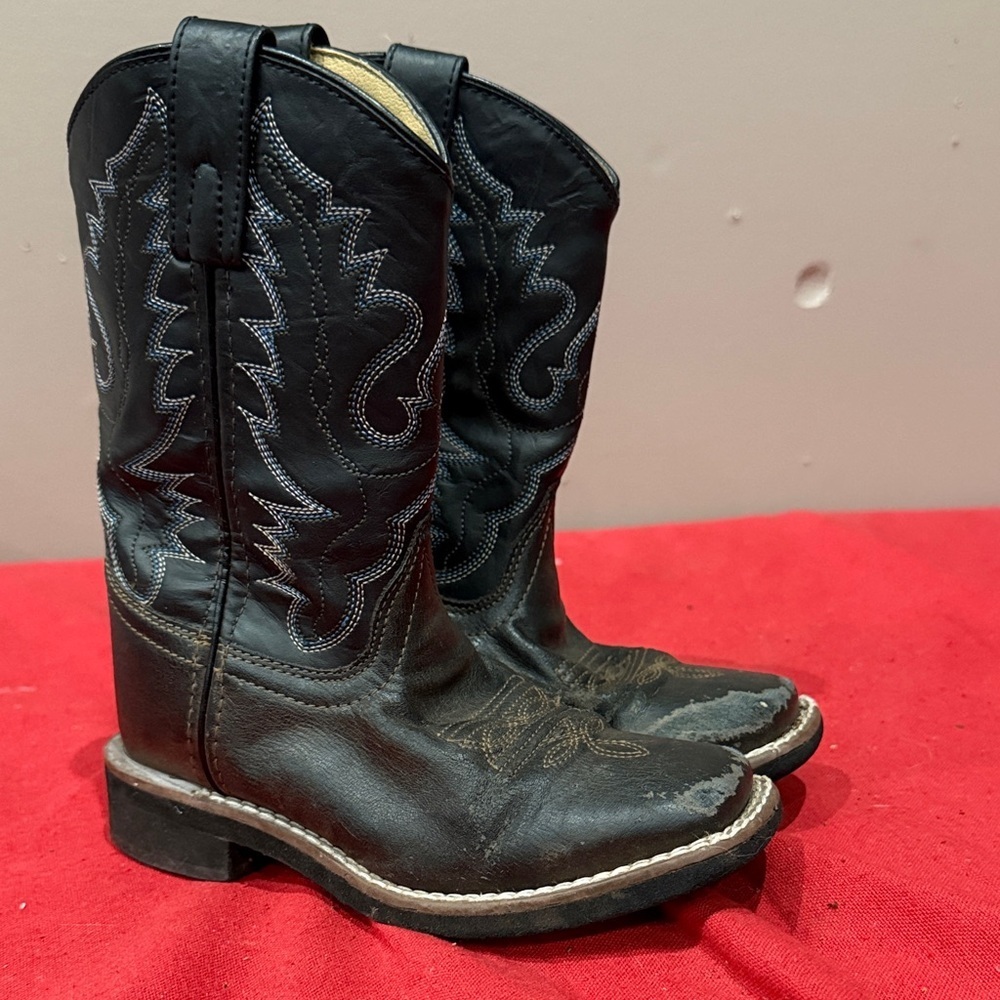 Children's Western Black Boots
